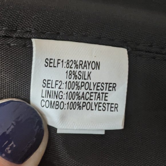 Phoebe Couture Black Velvet Cocktail Dress Size 8 - Picture 6 of 10